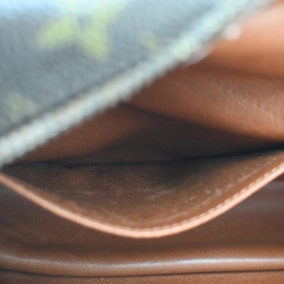 LOUIS VUITTON Compiegne 28 Clutch Bag Monogram Leather Brown GHW M51845 67FC090 - Picture 12 of 16